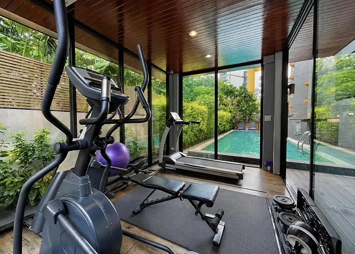 Near Mrt I Workspace And Kitchen Apartment Bangkok